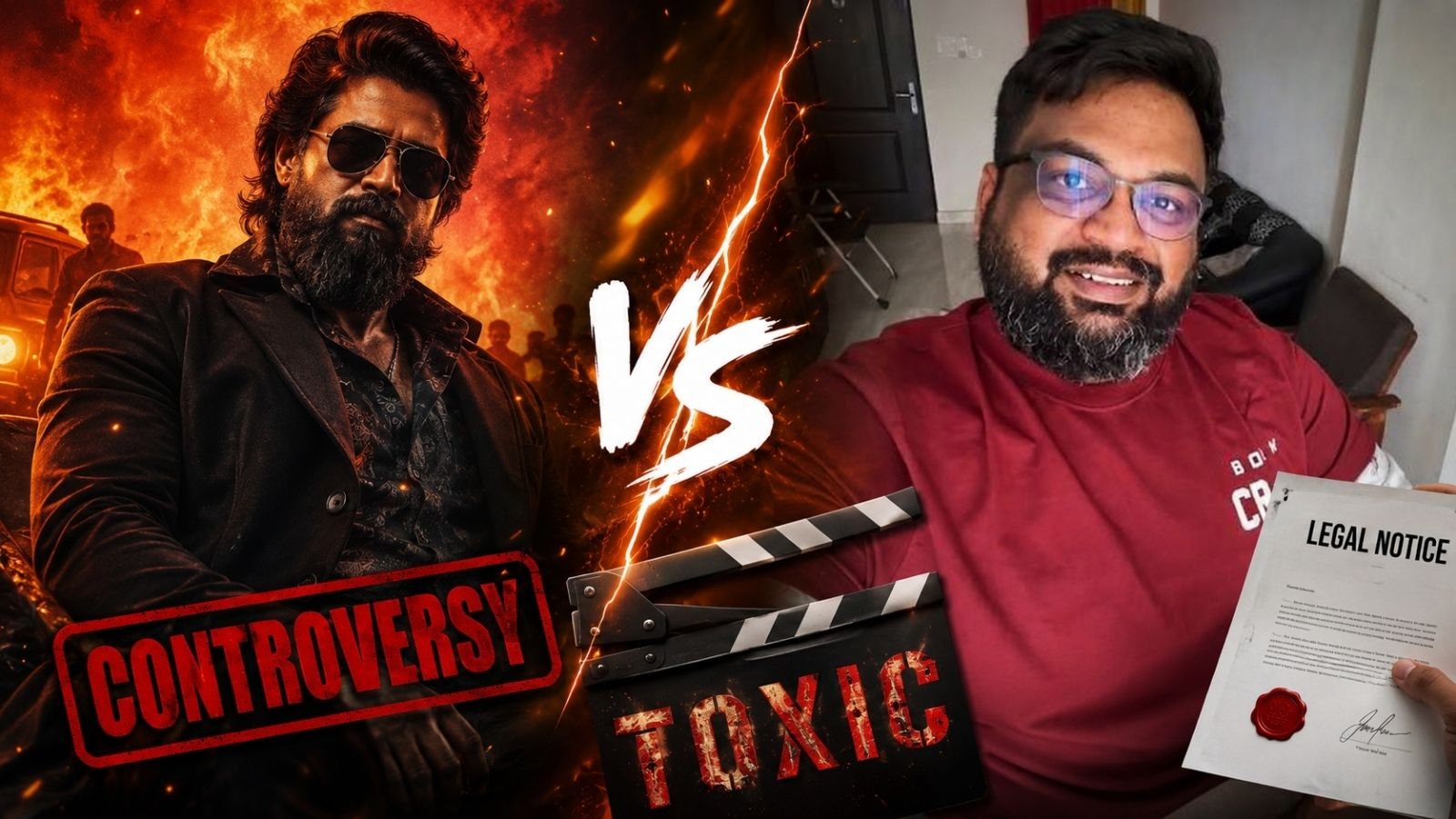 Toxic Movie Controversy YouTuber Prashanth
