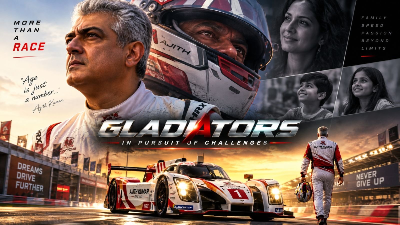 ajith kumar gladiators movie trailer