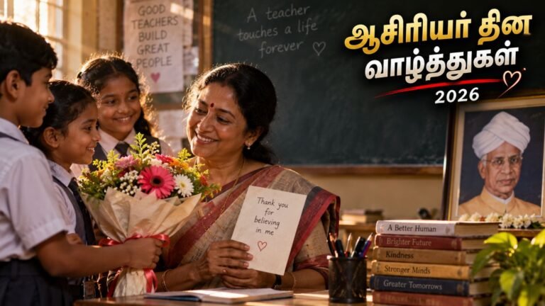 ஆசிரியர் தின வாழ்த்துகள் 2026: சிறந்த 20 வரிகள், வரிகள்!